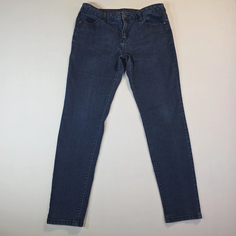 Simply Vera Vera Wang Skinny Jeans Women's 8 Dark Wash Stretch Denim